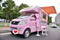 Carro móvil al aire libre modificado para requisitos particulares de la hamburguesa del helado del alimento de la cocina 4*2
