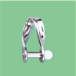 S/S TWISTED STAMP SHACKLE