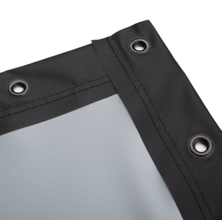 Customized Eyelets Projection Screen Portable Projector Screen For Outdoor 