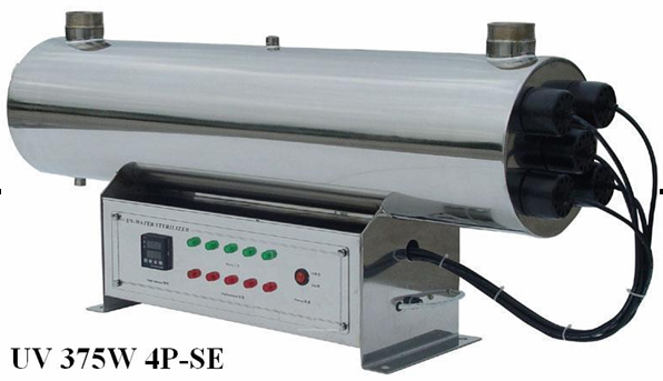 New Designed 25T/H Stainless Steel UV Sterilizer for Water 375W