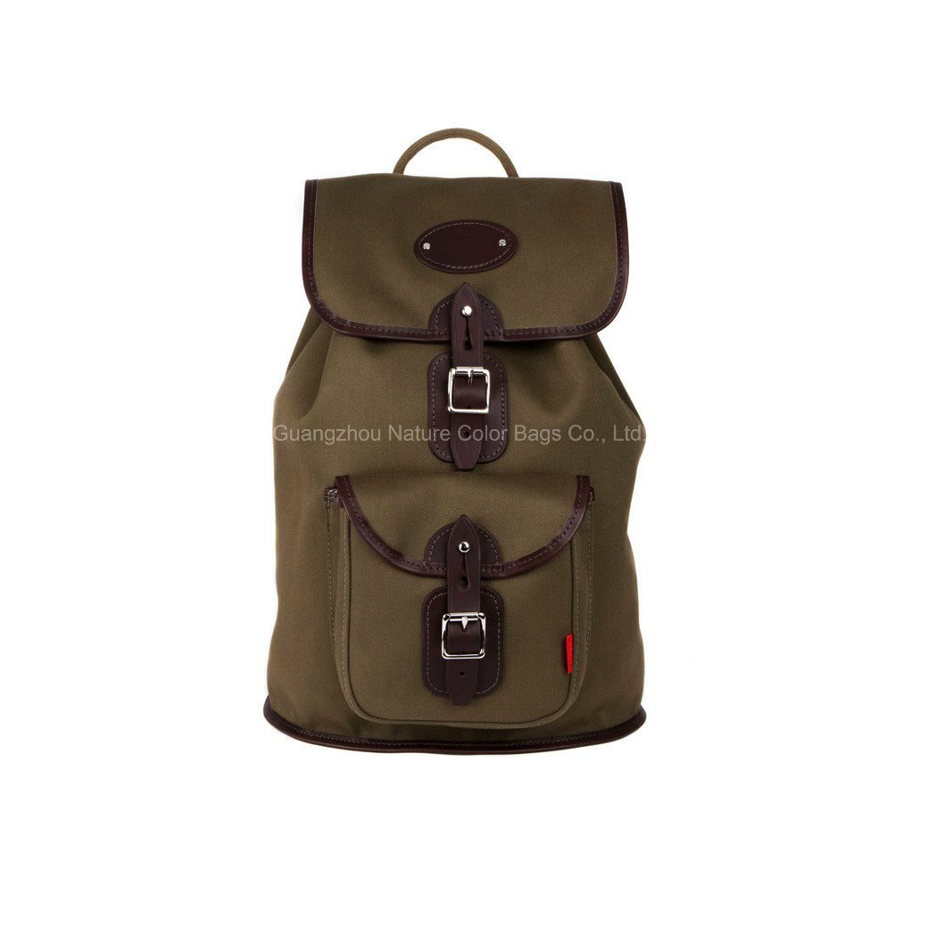 Leisure Casual Canvas Backpack for a Day′s Walking or Touring