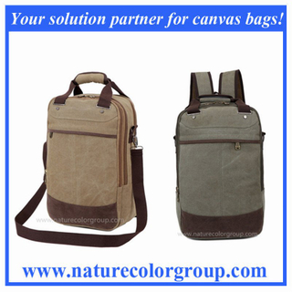 Functional Three-Way Backpack Handbag Single Shoulder Bag for Men