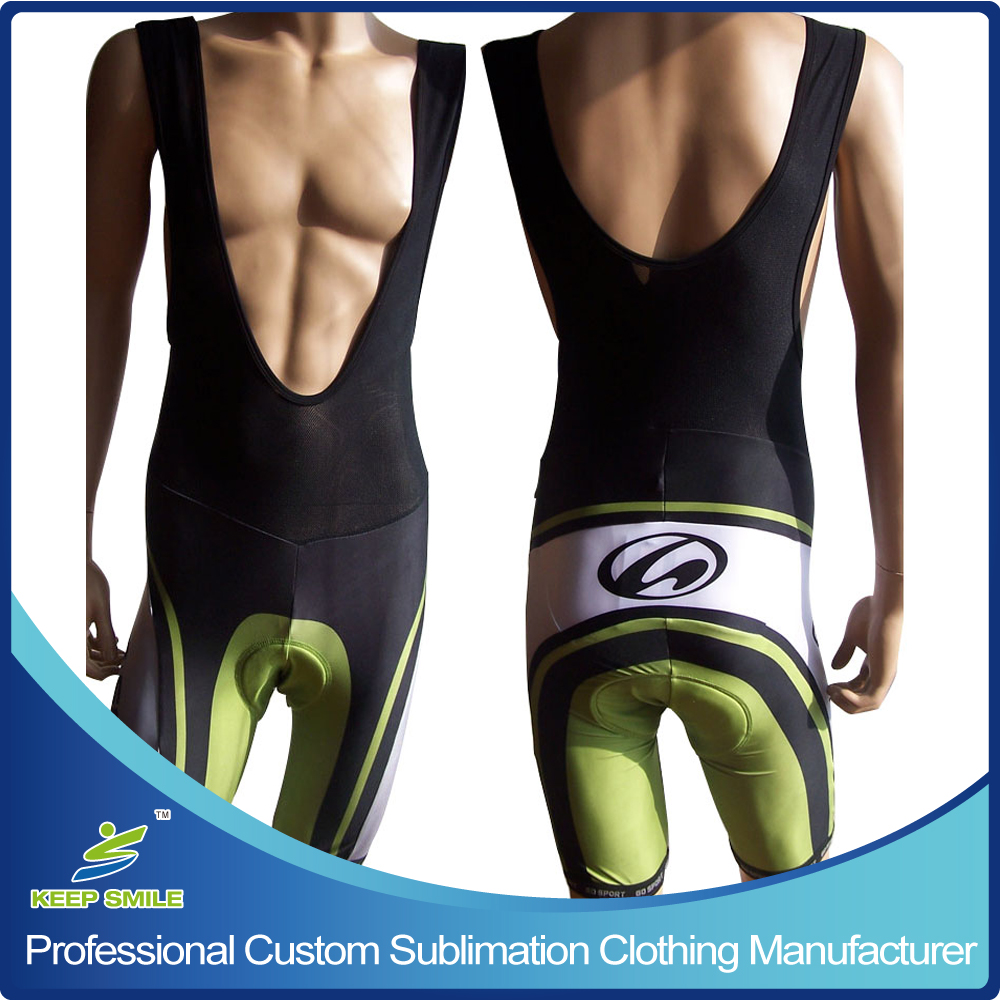 Custom Sublimation Printing Cycling Bib Shorts for Cycling Sports Wear