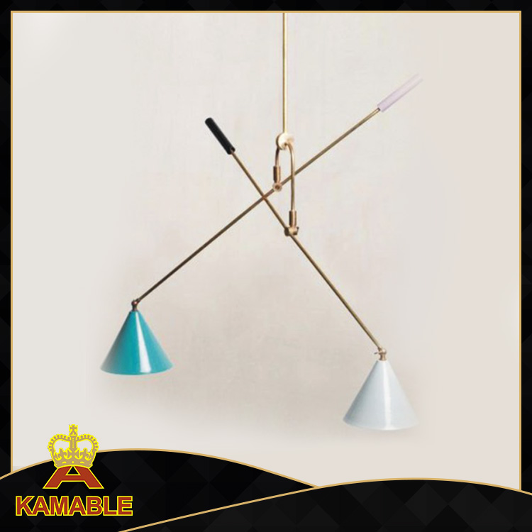 Металлический подвесной светильник нового стиля с абажуром (KAF6055)