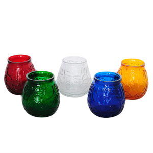 Vintage Glass Candle Holder