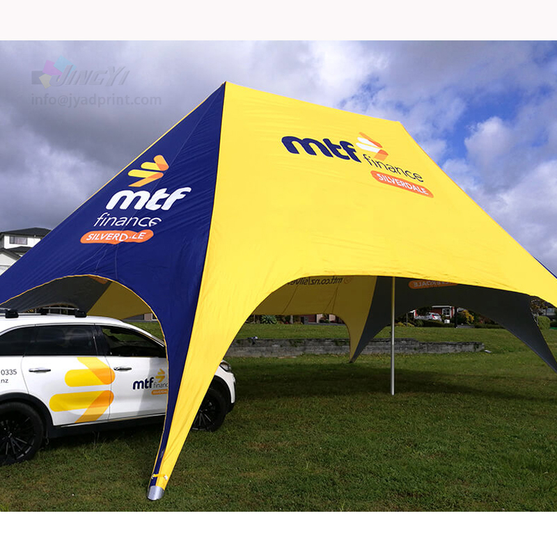 Custom Full Color Dye Sublimation Printing Outdoor Event Spider Tent, Star Marquee Display, Custom Spdier Shape Gazebo