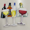 High Quality Hard PVC Foam Party Decoration PVC Funny Wine Bottle & Wine Glass and Cup Photo Booth Props Decorative