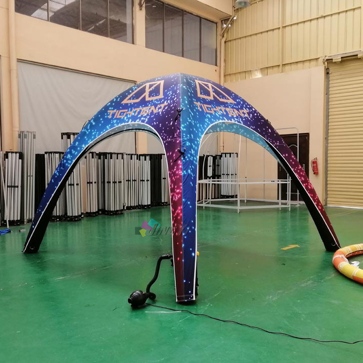 4X4M, 5X5M, 6X6M Tradeshow Spider Inflatable Gazebo Tent For Outdoor Events