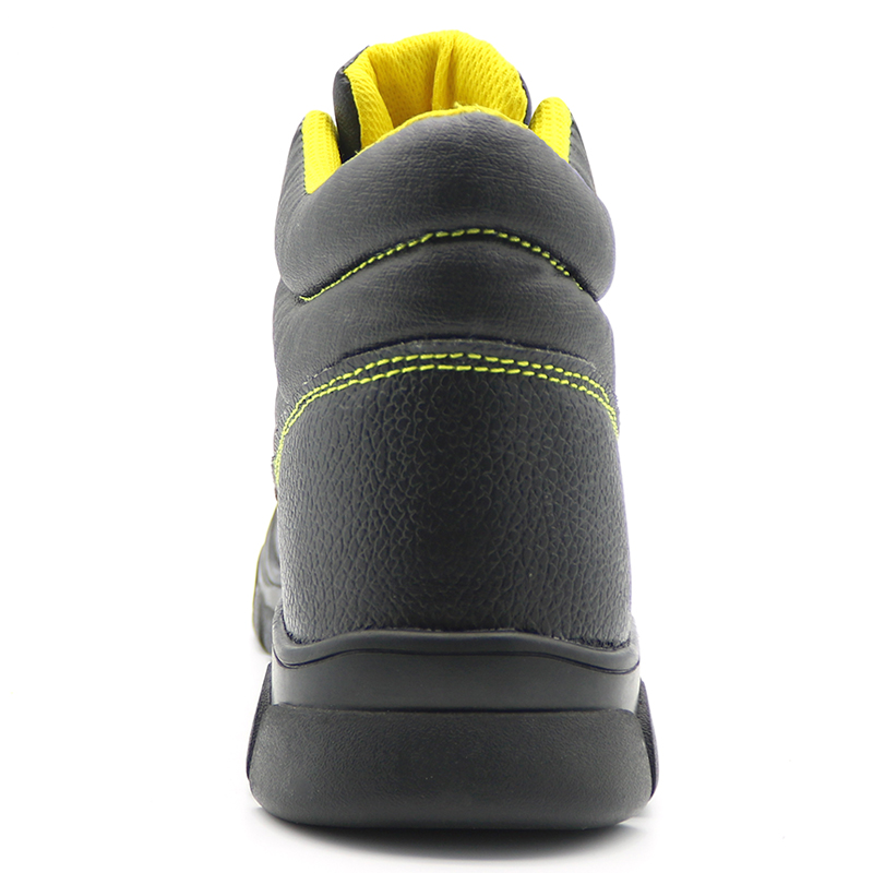 Oil Acid Resistant Anti Slip Leather Safety Boots Steel Toe Cap