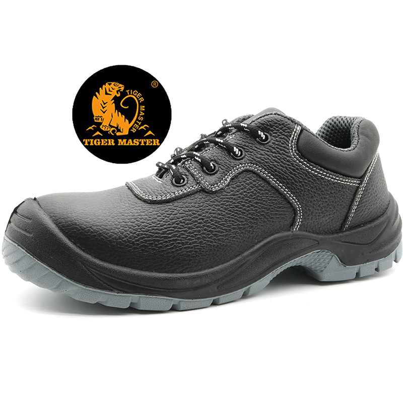 CE Oil Slip Resistant European Men's Work Shoes Steel Toe Cap