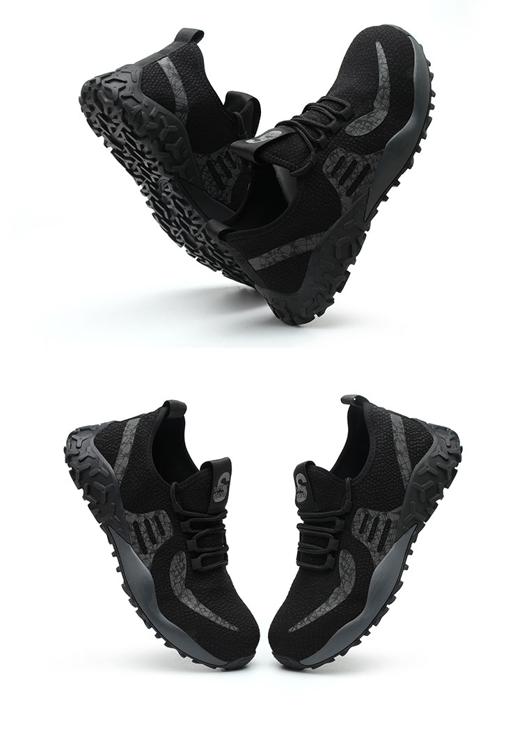 Anti Slip Rubber Sole Steel Toe Safety Shoes Sport