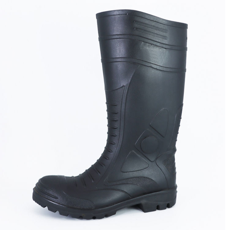 Anti Slip Pvc Safety Rain Boots Steel Toe