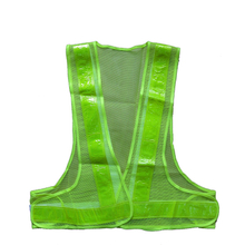 Green Mesh Fabric High Visibility Reflective Safety Vest