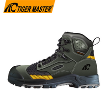 Anti Slip Heat Resistant Nubuck Leather Oil Industry Safety Shoes for Men