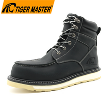 6 Inch Non Slip Waterproof Steel Toe Goodyear Safety Shoes for Men