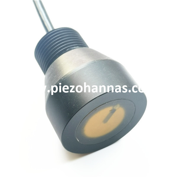 Transductor ultrasónico personalizado de 500 KHz para medición de nivel de lodo