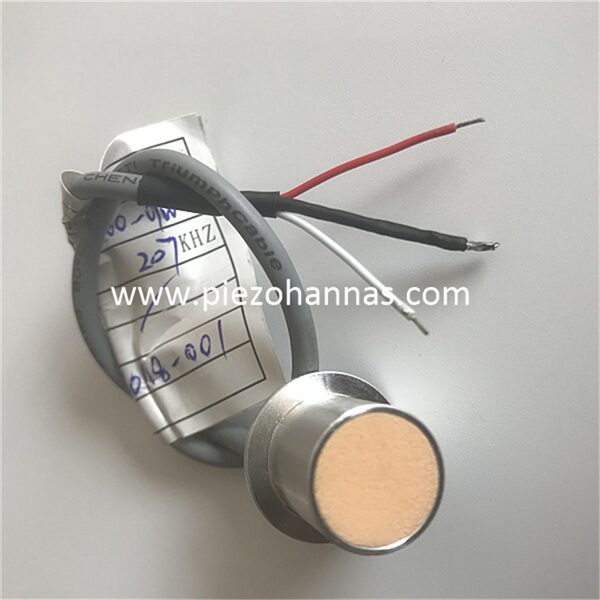 Transductor ultrasónico 200kHz para medidor de gas ultrasónico
