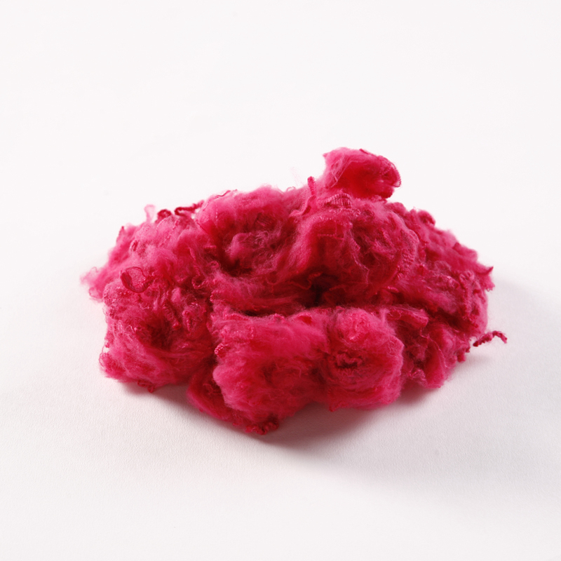 red polyester staple fiber - Buy RED POLYESTER FIBER, RED SOLID ...