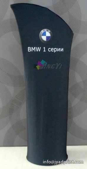 Custom Print Tower Banner, Tradeshow No Wrinkle Tension Polyester Backdrop/Podium/Tower Display Stand