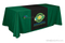 Popular custom trade show 4 sides advertising table cloth exhibition table cover (custom size)