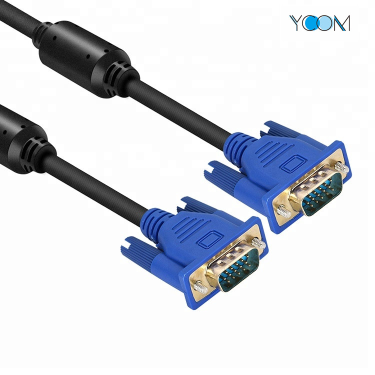Color azul macho a macho cable VGA
