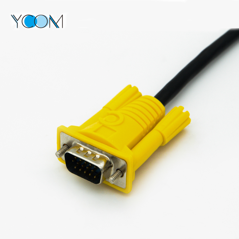 VGA to DVI Cable Display Monitor with USB Cable
