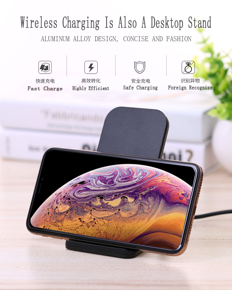 Aluminum Alloy Holder Wireless Charging Fast Charging