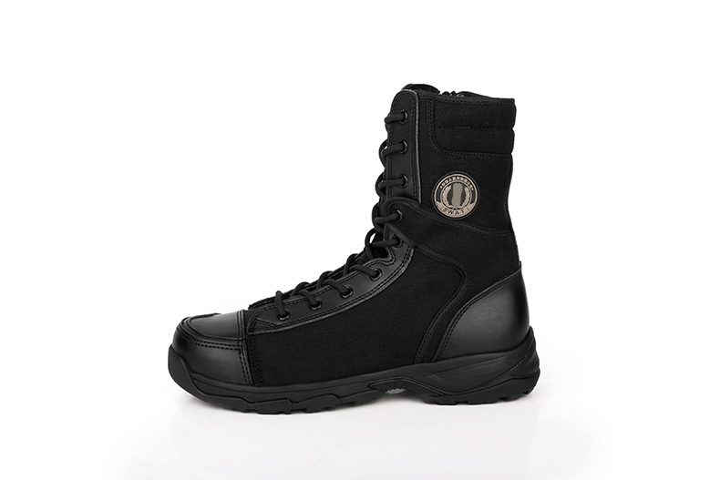 99014 Canvas fabric swat police boots