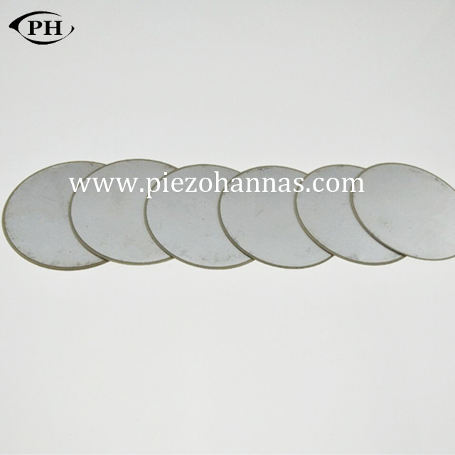 ficha técnica piezoeléctrica de los discos del sonido del transductor de 25mmx1.25m m para el humectador