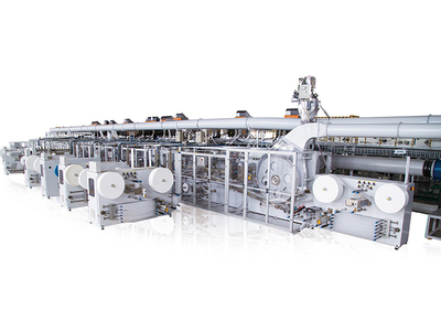 Full-Servo Control T/O Baby Pull-up Diaper Production Line