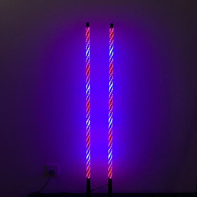 4ft Wrapped Dream Color LED Whips Sync