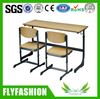 Classroom Furniture Wooden Double Student Chair and Desk(SF-22D)
