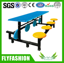 Popular school canteen dining hall tables and chairs for sale (DT-12)