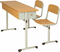 Escritorio y silla dobles (SF-03D) de la escuela