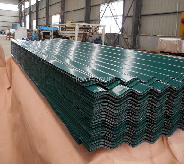 Blue Color Coated Ppgi Roofing Sheets, Corrugated Metal Sheets