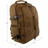 Mens Heavy Duty Canvas Backpack with High-Capacity for Traveling