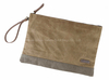 Casual Leisure Casual Canvas Clutch Bag for Light Items and Money
