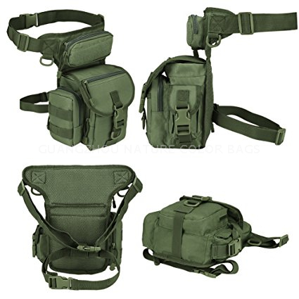 MS-006 Military Drop Leg Bag for Riding Motorcycling Paintball Airsoft 