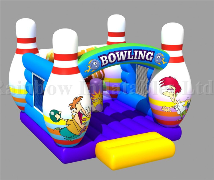 RB01037（4x5m）Inflatables Bowling Bouncer Inflatable Small Bouncer for Kids
