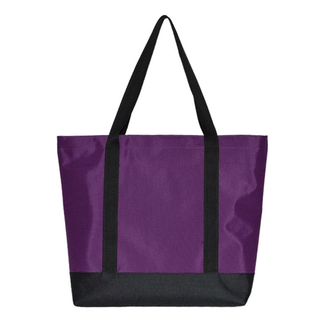 Purple Sturdy Polyester Beach Bag