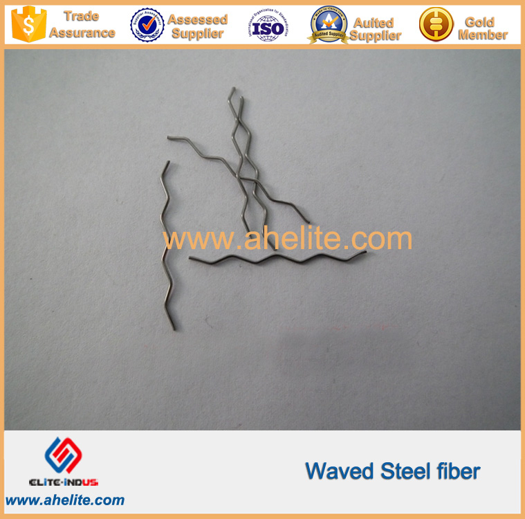 fibra de acero ondulado