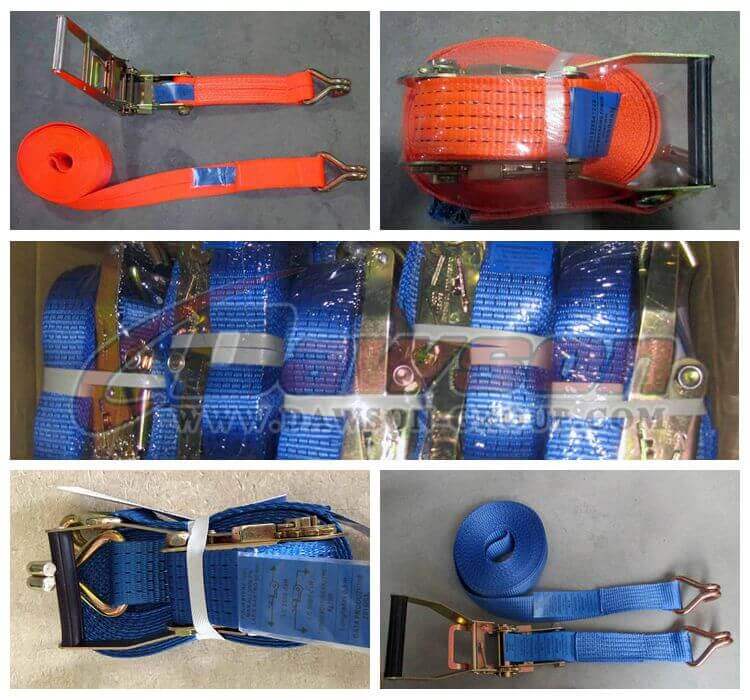 5000kg x 20m Ratchet Tie Down Straps EN121952, 50MM Polyester Ratchet