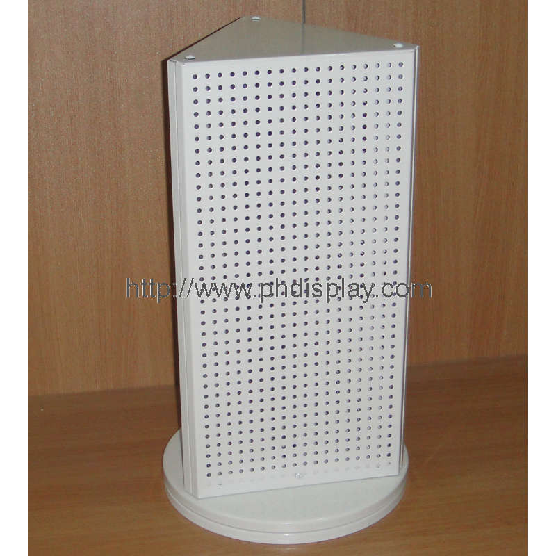 3 sided counter pegboard rack display (PHY1001)