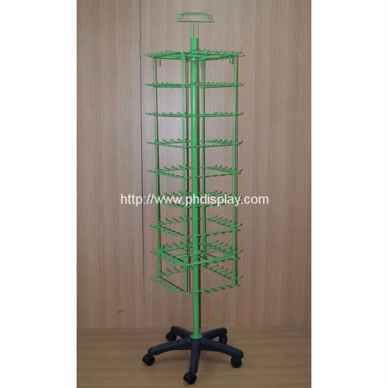 four sides floor metal peg display stand(PHY2044)