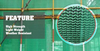 Scaffold Safety Net - HDPE Construction Safety Scaffolding Enclosure Mesh With Liners, Rings, Ropes