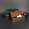 Wine Box Manufacturer PU leather luxury wooden wine box 12