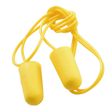 Soft Comfortable Noise Reduce PU Foam Ear Plugs with PVC Cord