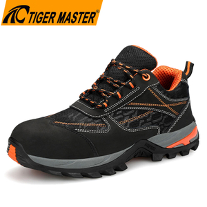 Shock Absorber EVA Rubber Sole Steel Toe Outdoor Hiking Safety Shoes for Men