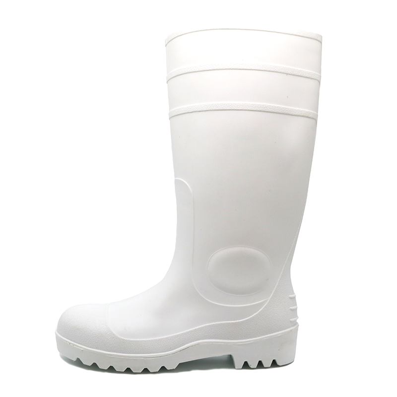 Non-slip Waterproof Steel Toe Pvc Safety Rain Boots CE Verified
