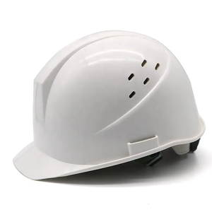 CE EN397 Ventilation Holes White Safety Helmet for Engineer Manager